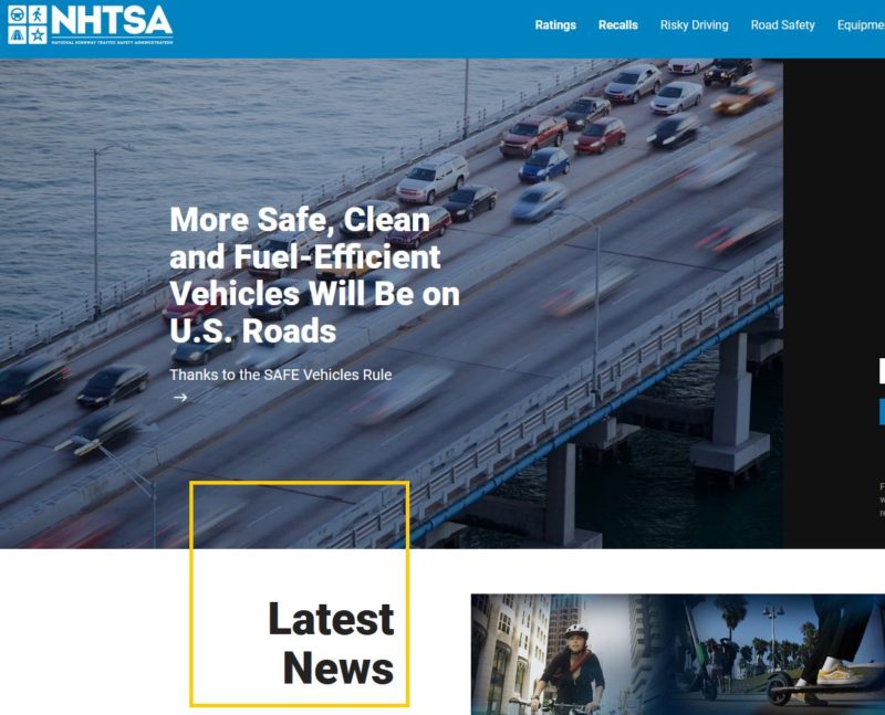 NHTSA